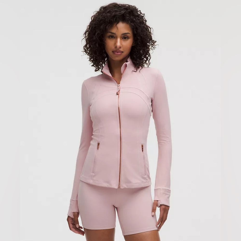 Lululemon Pink Haze & Rose Gold Define Nulu Zipper Jacket